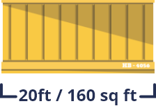 20ft / 160 sq ft Container (Rent)